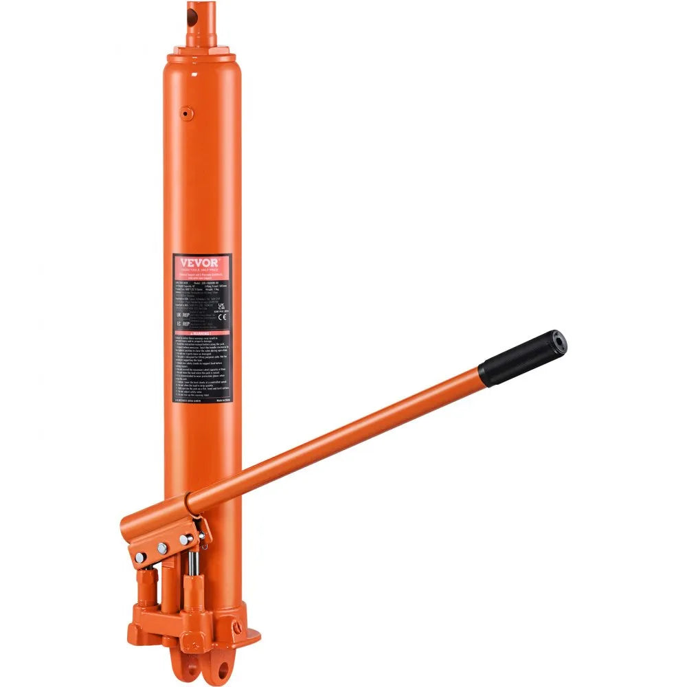 QJD-CB080B-00 - 8 Ton Dual Pump Hydraulic Long Ram Jack for Efficient Lifting