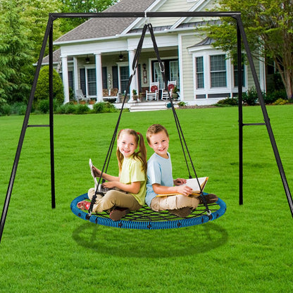YXS-BN01 - 40" Spider Web Saucer Swing for Kids & Adults