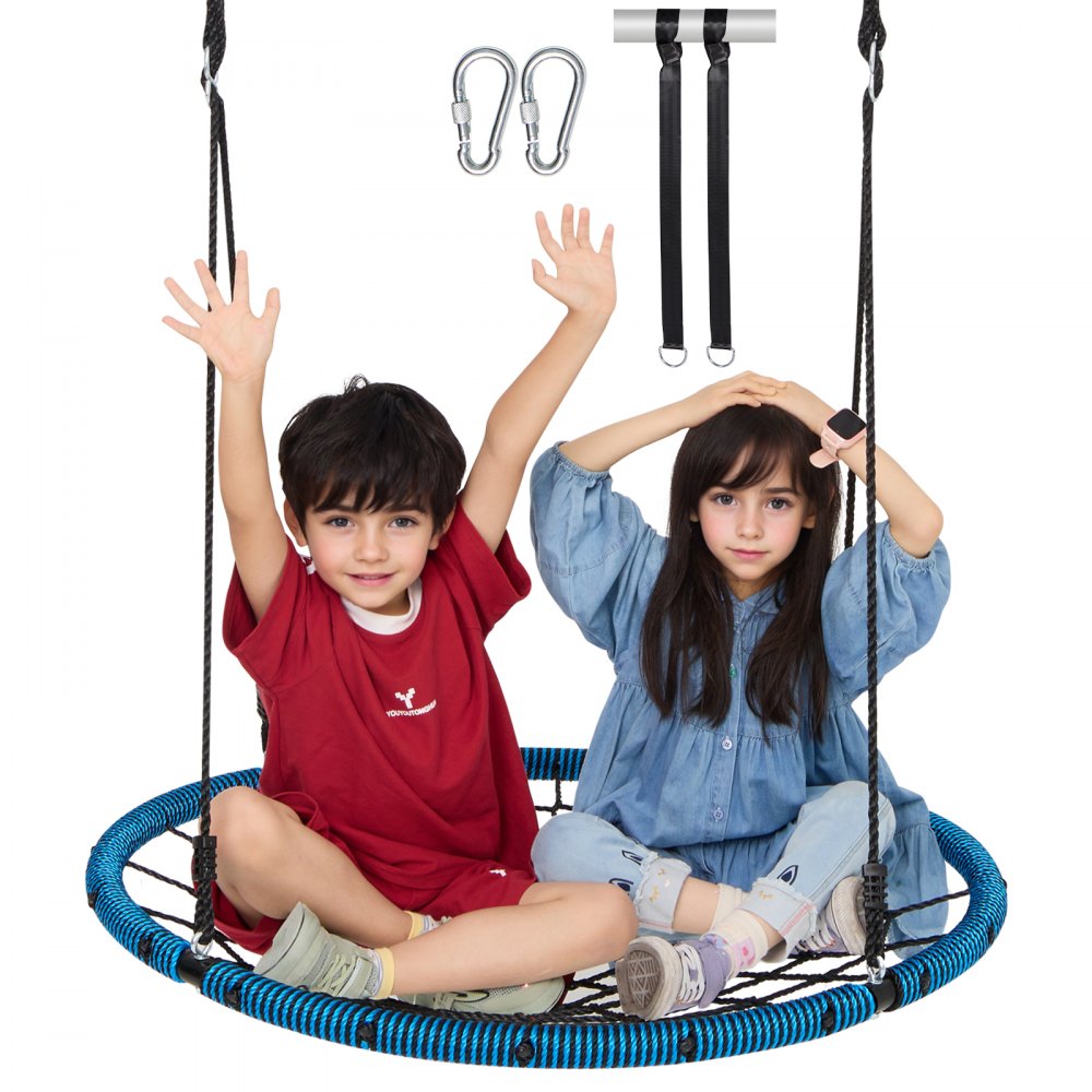YXS-BN01 - 40" Spider Web Saucer Swing for Kids & Adults