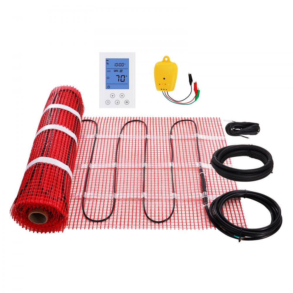 SHHM-12-30 - 30 Sq.ft VEVOR Electric Floor Heating Mat for Efficient Warmth