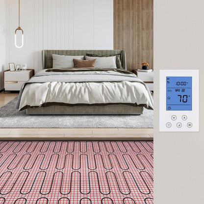 SHHM-12-10 - VEVOR 10 Sq.ft Floor Heating Mat with Programmable Thermostat