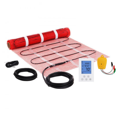 SHHM-12-10 - VEVOR 10 Sq.ft Floor Heating Mat with Programmable Thermostat