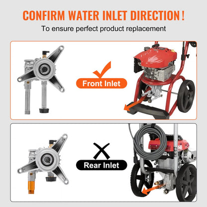 QXB-2 - 3100 PSI Vertical Pressure Washer Pump with 7/8" Shaft