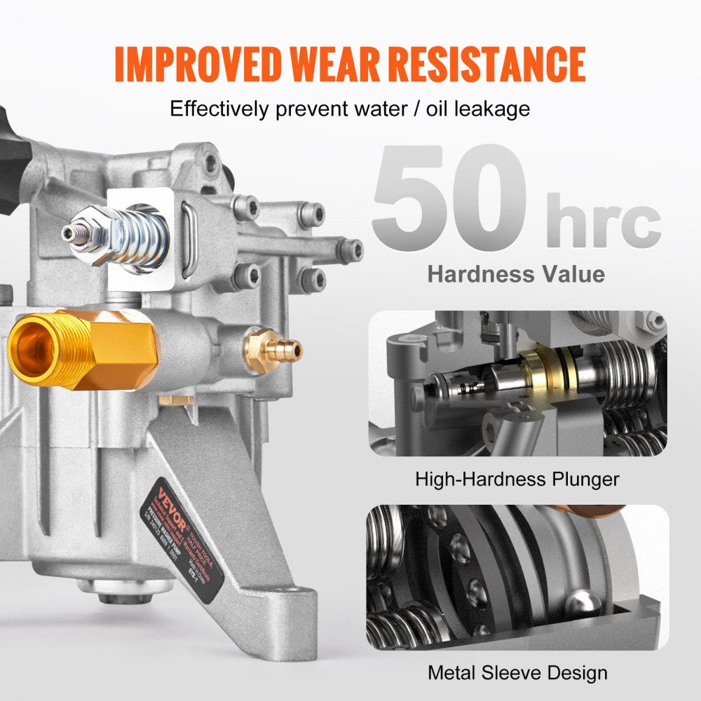 KXD1810G - 3400 PSI VEVOR Pressure Washer Pump for Effective Cleaning