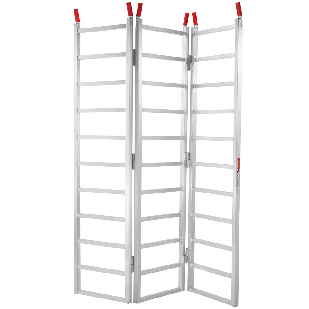 ATV-006B8-1 - 1500 lbs Tri-Fold Aluminum Ramp for ATVs and Motorcycles