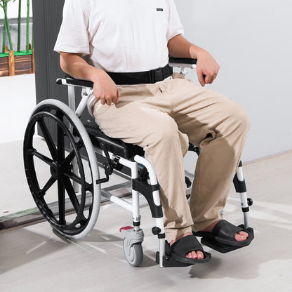 HFK-3301-24 - Versatile Shower Wheelchair with Cushioned Seat for 300 lbs