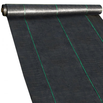 010885878485 - 6x300ft Durable Weed Barrier Fabric for Effective Plant Protection