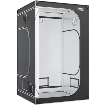 GT2000D48 - VEVOR 4x4 Indoor Grow Tent, 48"x48"x80", Sturdy Steel Frame