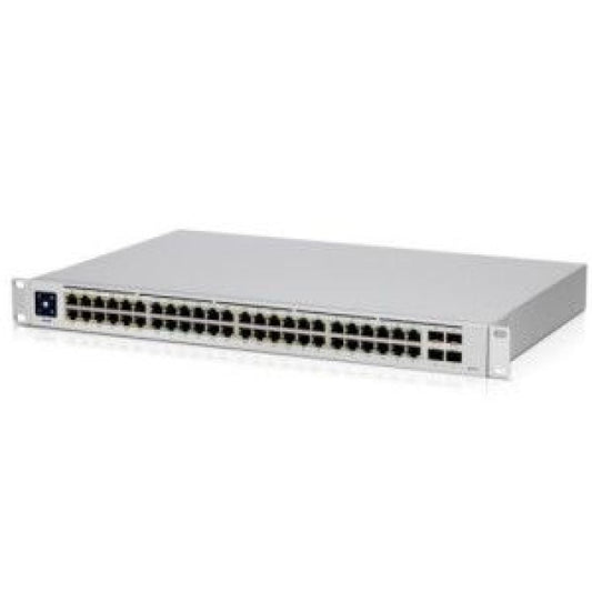 USW-48-POE - 48-Port Layer 2 PoE Switch with 1.3" Touch Display