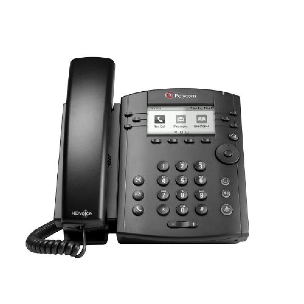 2200-48350-025 - Polycom VVX 311 HD Voice VoIP Phone with Dual Gigabit Ports