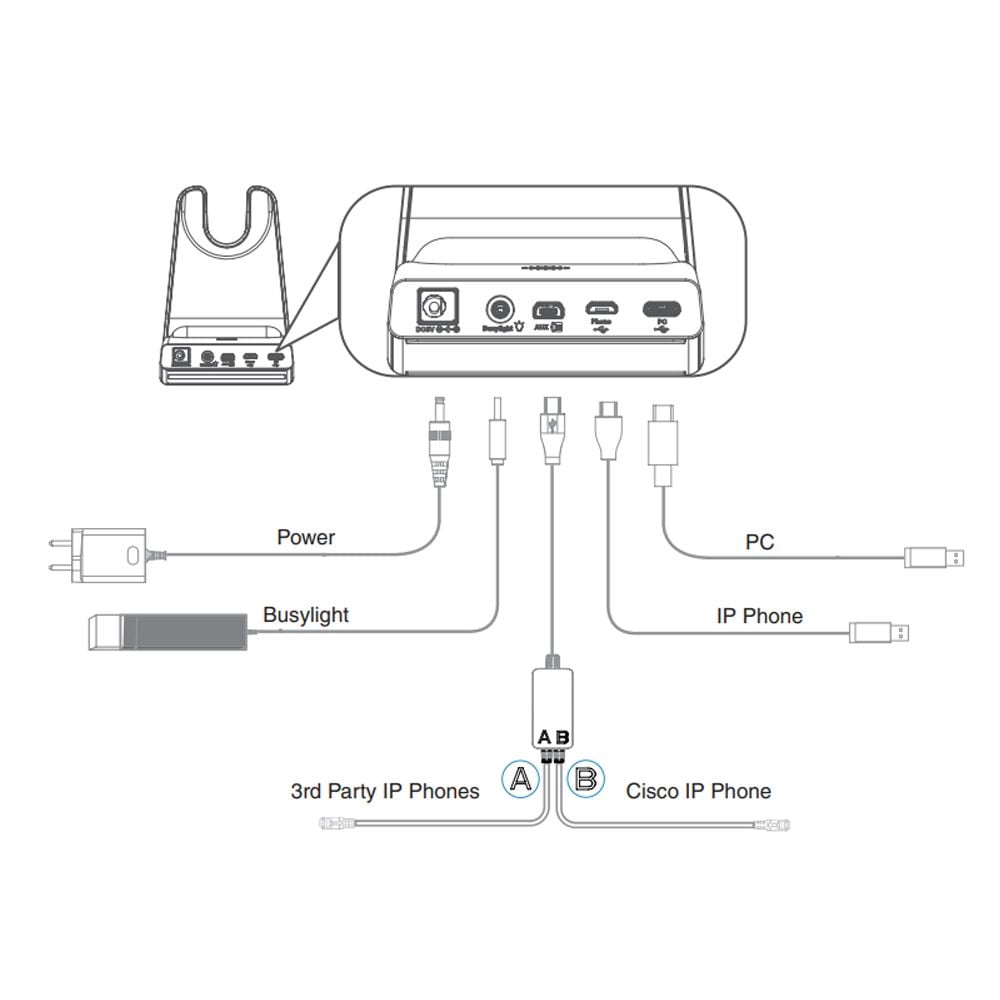 WH64-MONO-UC - Yealink WH64 Wireless Mono Headset with Noise-Canceling Technology