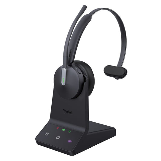 WH64-MONO-UC - Yealink WH64 Wireless Mono Headset with Noise-Canceling Technology