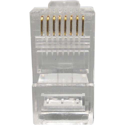 Vertical Cable 011-016-100 Cat 5E RJ45 Modular 8P 8C 50 Micor-inches Gold Plated (Pack of 100)