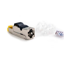 Vertical Cable 012-024/10G CAT6A Shielded RJ45 Modular Plug