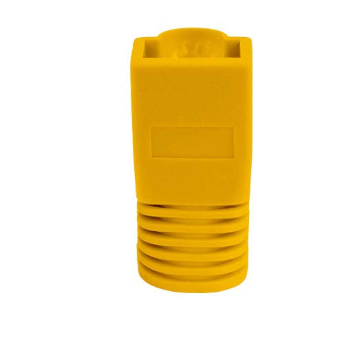 Vertical Cable 016-053YL-50 RJ45 Slip-On Boot Cat6/Cat6A Yellow (Pack of 50)