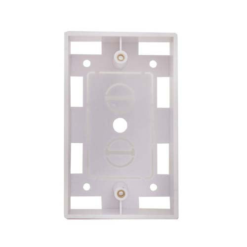 Vertical Cable 022-117WH/D Single Gang Surface Mount Junction Box White (Pack of 100)