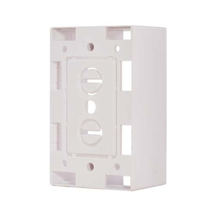 Vertical Cable 022-118WH 1-Gang Wall Plate Surface Mount Junction Box White (Pack of 100)