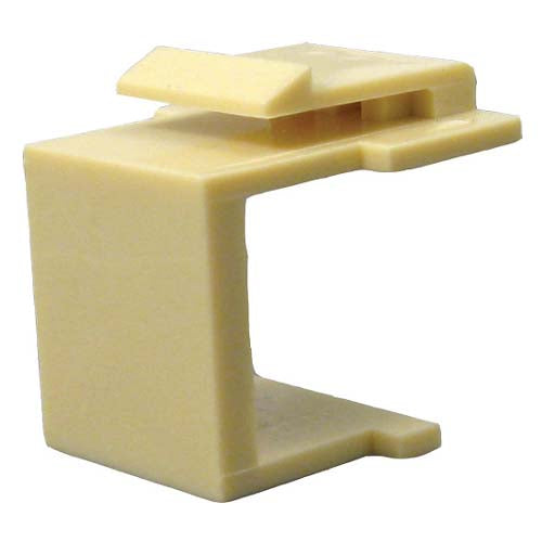 Vertical Cable 037-326IV Blank Keystone Insert Ivory