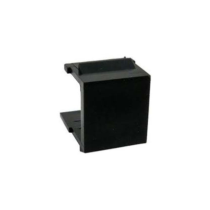 Vertical Cable 037-328BK Blank Keystone Insert Black (Pack of 100)