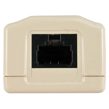 Vertical Cable 038-356IV 1-Port Surface Mount Box with CAT6 Jack Ivory (Pack of 50)