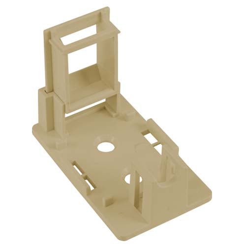 Vertical Cable 039-357IV 1-Port Surface Mount Box No Jack Ivory (Pack of 50)