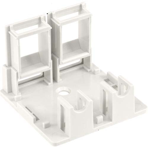 Vertical Cable 039-361WH 2-Port Surface Mount Box No Jack White (Pack of 50)