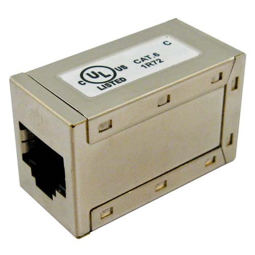 Vertical Cable 040-366/C6/S CAT6 Inline Coupler Shielded UL Listed (Pack of 50)