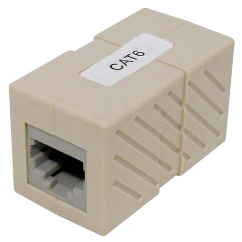 Vertical Cable 040-368/C6/IV CAT6 Inline Coupler UL Listed Ivory (Pack of 50)