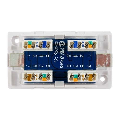 Vertical Cable 040-371/C5J/WH CAT5E Krone Type Junction Box White (Pack of 50)