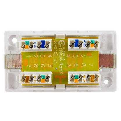 Vertical Cable 040-372/C6J/WH CAT6 Krone Type Junction Box White (Pack of 50)