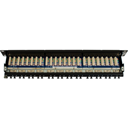 Vertical Cable 041-372/S/24 CAT5E Shielded 24 Port Krone Type Patch Panel 1U