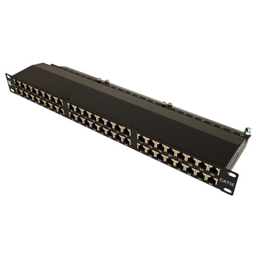 Vertical Cable 041-373/S/48 CAT5E Shielded 48 Port Krone Type 2U Patch Panel