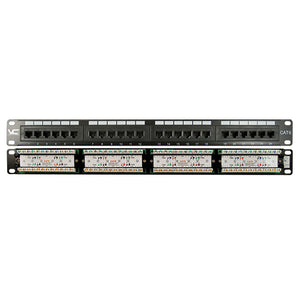 Vertical Cable 042-377/24 CAT6 24 Port 110 IDC Patch Panel 1U