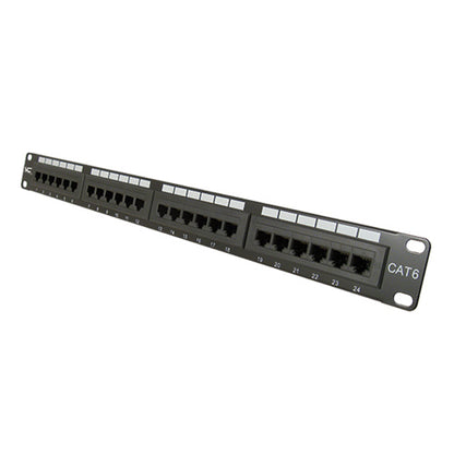 Vertical Cable 042-377/24 CAT6 24 Port 110 IDC Patch Panel 1U