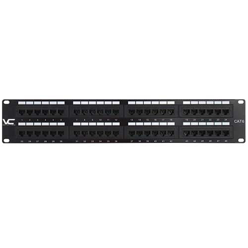 Vertical Cable 042-378/48 CAT6 48 Port 110 IDC Patch Panel 2U