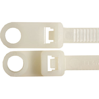 Vertical Cable 045-CT/M50/12NT 12″ Screw Mount Cable Ties c(UL) Listed Natural (Pack of 100)