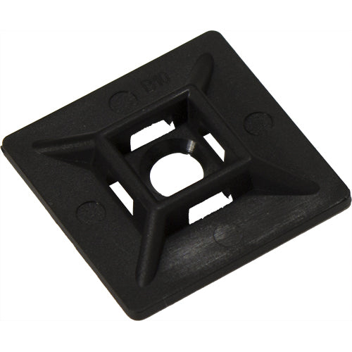 Vertical Cable 045-MB/A/11/BK Adhesive Mounting Base for Cable Ties Black (Pack of 100)