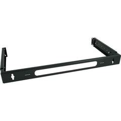 Vertical Cable 046-388/E 1U Hinged Adjustable Wall Mount Bracket 19 inch Black