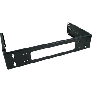 Vertical Cable 046-389/E 2U Hinged Adjustable Wall Mount Bracket 19 inch Black