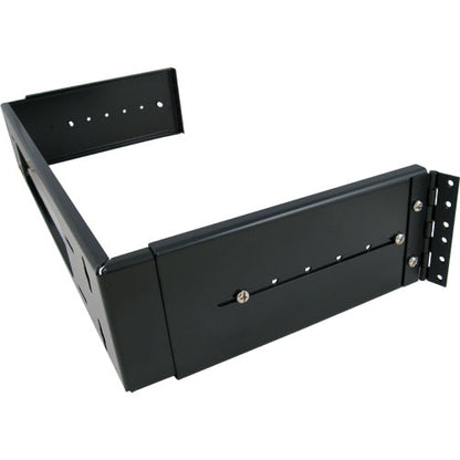Vertical Cable 046-389/E 2U Hinged Adjustable Wall Mount Bracket 19 inch Black