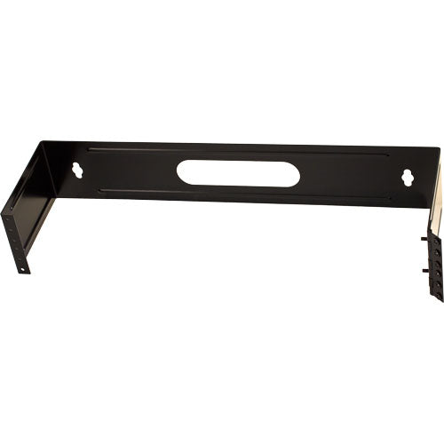 Vertical Cable 046-389 2U Hinged Wall Mount Bracket 19 inch Black