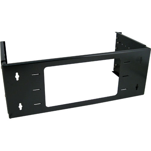 Vertical Cable 046-390/E 4U Hinge Type Adjustable Wall Mount Bracket Black