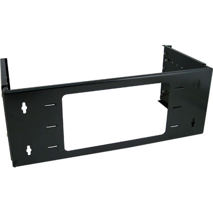 Vertical Cable 046-390/E 4U Hinge Type Adjustable Wall Mount Bracket Black