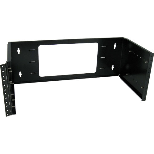 Vertical Cable 046-390/E 4U Hinge Type Adjustable Wall Mount Bracket Black