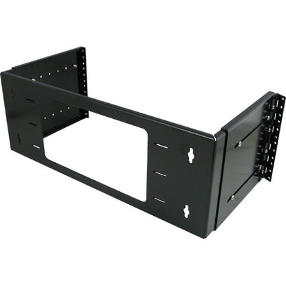 Vertical Cable 046-390/E 4U Hinge Type Adjustable Wall Mount Bracket Black