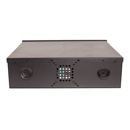 Vertical Cable 047-DVR-2124 24 Inch DVR Security Lockbox Black