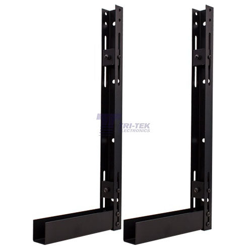 Vertical Cable 047-DVR-V Vertical DVR Mounting Brackets Black