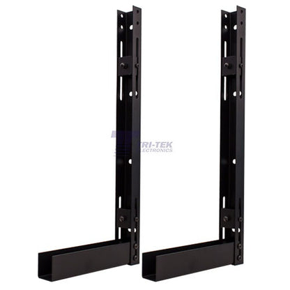 Vertical Cable 047-DVR-V Vertical DVR Mounting Brackets Black