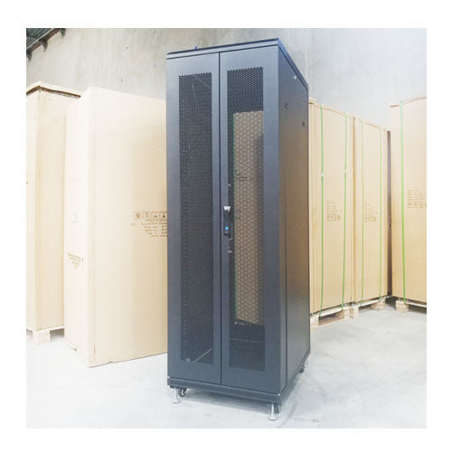 Vertical Cable 047-SRD-3768 37U Network Server Cabinet 19 inch Standard Rack Black