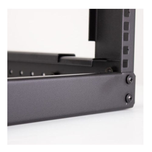 Vertical Cable 047-WFM-0826 8U Wall Mount Open Fixed Adjustable Black